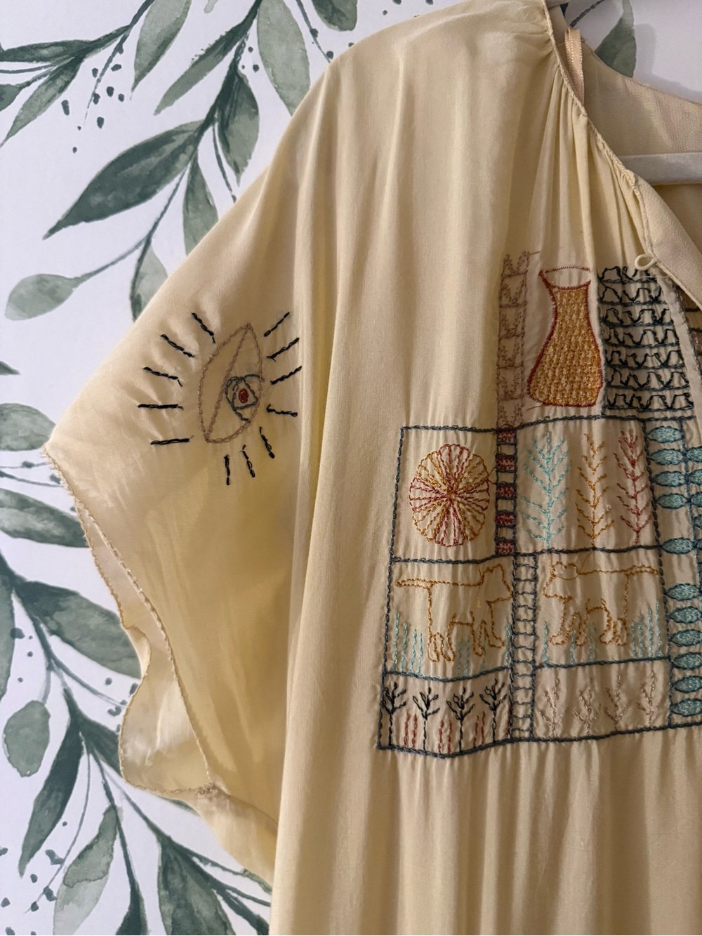 Zara Embroidered Maxi Dress - Picture 4 of 8
